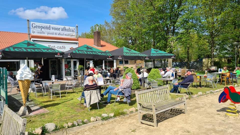 Stacaravan Huren In Het Hart Van Bosrijk Drenthe Op Recreatiepark De Tien Heugten Schoonloo Εξωτερικό φωτογραφία