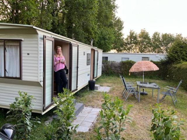 Stacaravan Huren In Het Hart Van Bosrijk Drenthe Op Recreatiepark De Tien Heugten Schoonloo Εξωτερικό φωτογραφία